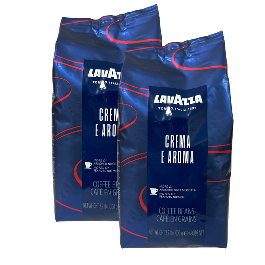 Two Lavazza CREMA E AROMA